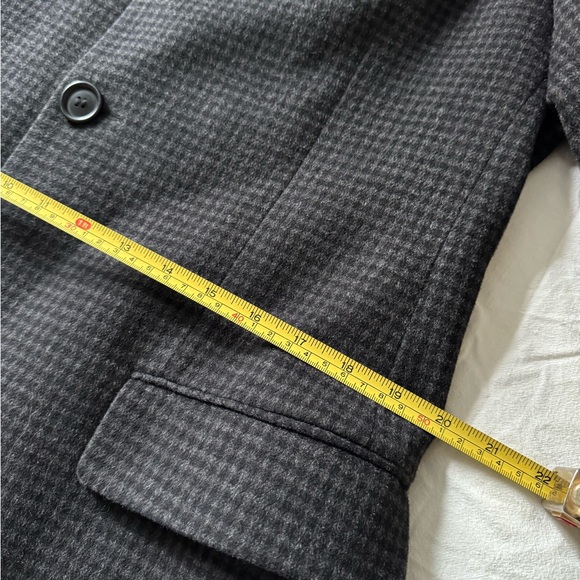 Topman Charcoal Checkered Blazer - Picture 4 of 5